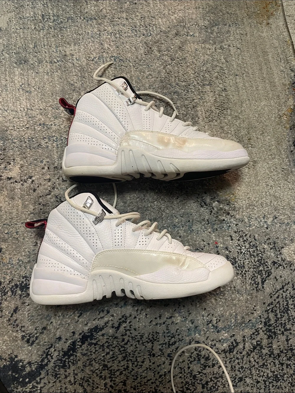 Jordan 12 “Rising Sun” High-Top Basketball Sneakers